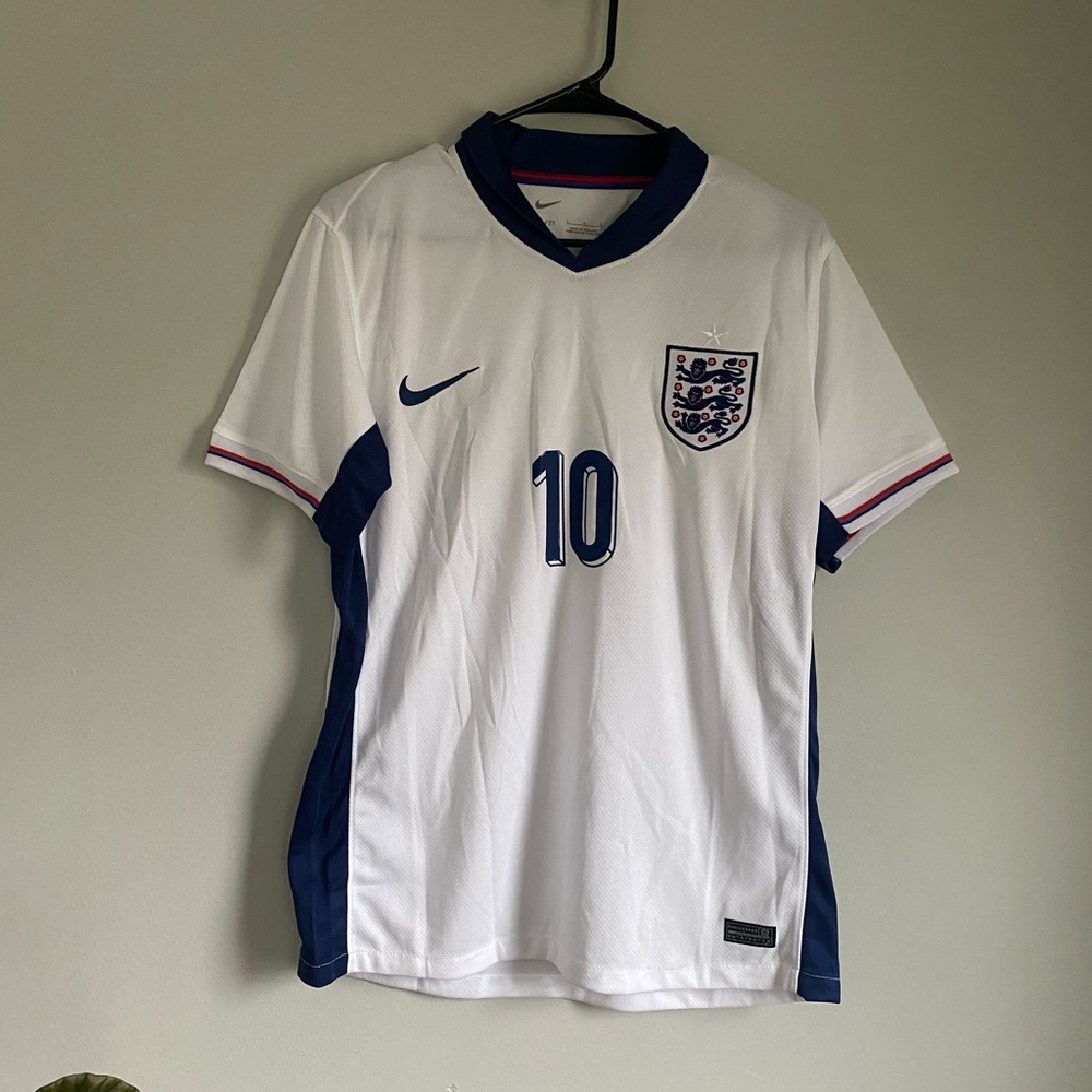 England 2024 Euro Nike Home Kit #10 Jude Bellingham